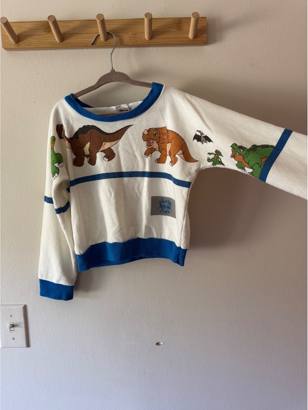 Vintage 1988 The Land Before Time Sweatshirt 4T JCPenney Made in USA Dinosaur